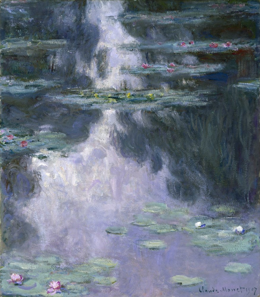 Les Nymphéas de Claude Monet Claude Monet, Water Lilies Nympheas 1919, Museum Quality